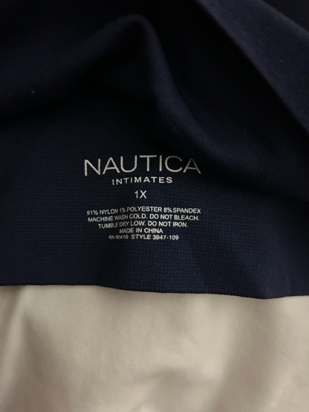 Twin Pack - Nautical Bralettes with Red, White & Blue Logo Straps - Picture 4 of 5